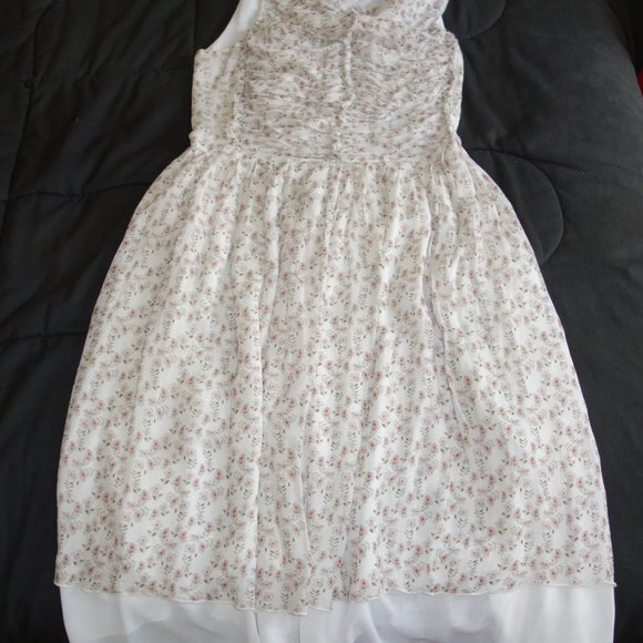 Italian Designer Otto d'Ame floral crepe dress size 4 - Picture 7 of 13